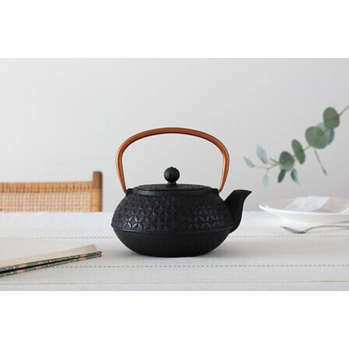 Imbryk żeliwny Flower 1l czarny 5five simply smart do herbaty elegancki na prezent