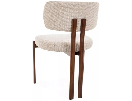 Krzesło tapicerowane Montico beżowe nowoczesne do jadalni i salonu