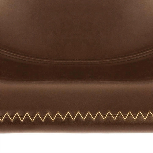 Krzesło barowe Lois PU brązowy Outlet