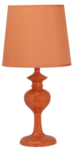 Lampa stołowa Berkane lampka 1x40W E14  pomarańczowa