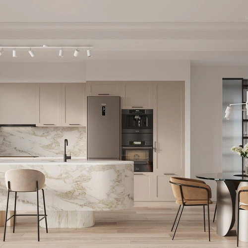 Nowoczesny biały żyrandol LEMMI 6 metalowy do salonu i jadalni SOLLUX LIGHTING