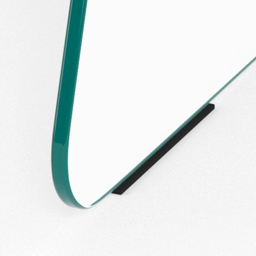 Stolik kawowy Samos 80 cm szklany okrągły nowoczesny do salonu