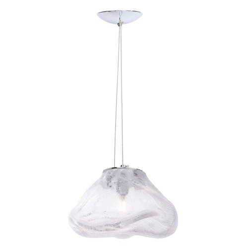 Lampa wisząca kula ICY transparentna 20 cm nowoczesna nad stół do salonu Step into Design