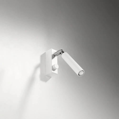 Kinkiet ścienny EYETECH biały nowoczesny metalowy do salonu łazienki sypialni Sollux