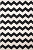 Dywan nowoczesny Chevron black white II 120x180 cm wełniany do salonu i sypialni White Oaks