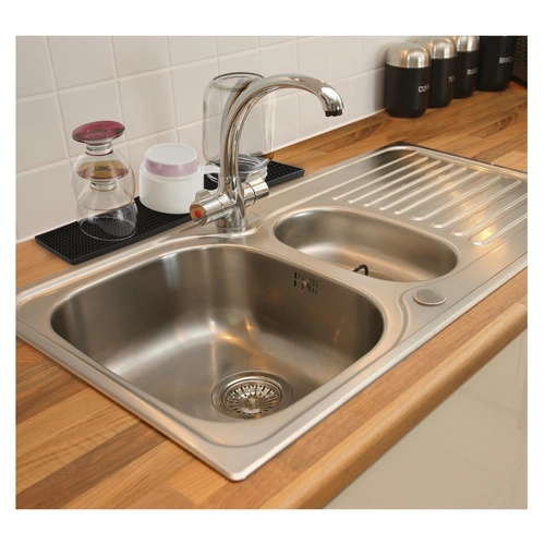 Intesi wąska mata ociekacz do naczyń czerwona na blat kuchenny nowoczesna łatwe czyszczenie