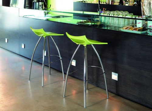 Hoker Diablito 80 cm nowoczesny antracytowy bez oparcia do kuchni i wyspy SCAB Design