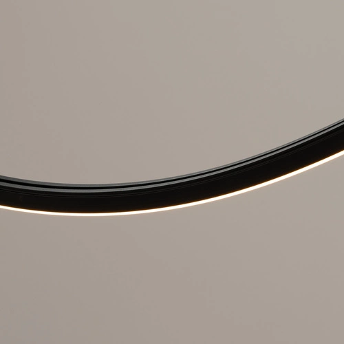 Nowoczesny żyrandol LED ALVAR 1 czarny do salonu i jadalni nad stół Thoro