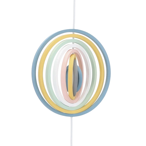 Lampa wisząca Single h8 1x20W E27 iq kids mix kolor