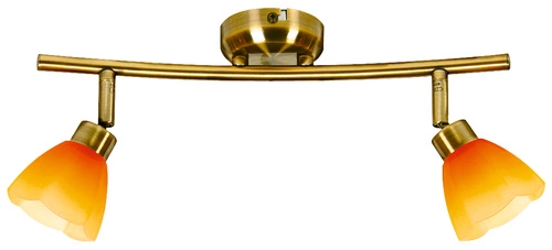 Nowoczesna lampa sufitowa Kango złota 2-punktowa do salonu, kuchni lub nad stół Candellux