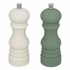 Zestaw 2 młynków Sensia 14,5 cm           biały/zielony