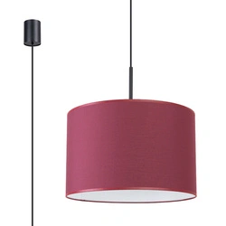 Lampa wisząca NEVIA burgund minimalistyczna do salonu i jadalni 40 cm