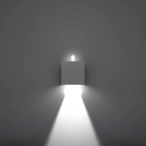 Kinkiet ścienny LED Luca biały nowoczesny aluminiowy do salonu, sypialni i na taras IP54