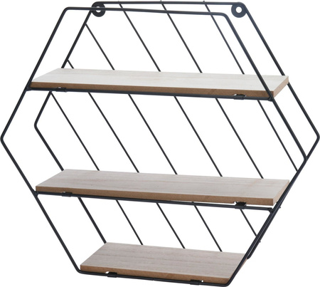 Półka ścienna heksagon Rack             