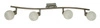 Lampa sufitowa Alabaster listwa 4x40W G9  satyna+chrom
