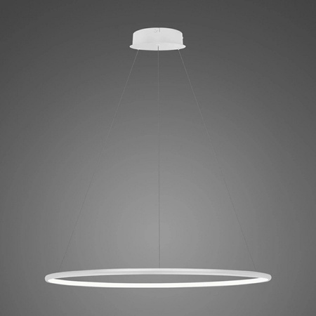 Lampa wisząca Ledowe Okręgi No.1 80 cm 3K biała