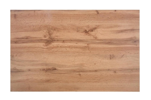 Stolik kawowy Fadan prostokątny do salonu nowoczesny loft dąb wotan czarny 100x64 cm