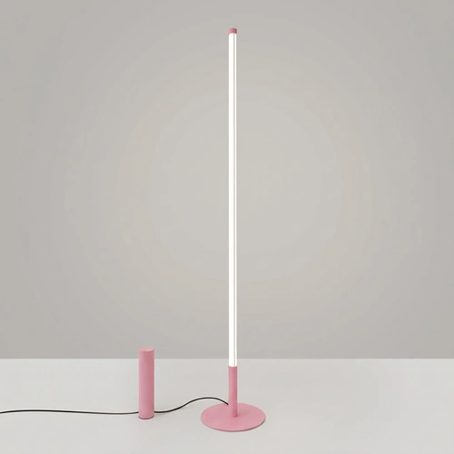 TRANG nowoczesna lampa stojąca LED do salonu różowa 4000K