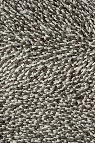 Dywan shaggy do salonu Gravel Mix szary 250x350 nowoczesny wełniany miękki Carpets&More