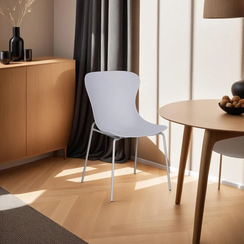 Zestaw 2 krzeseł Diapo szare