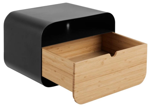 Szafka nocna Joliet edge czarna OUTLET