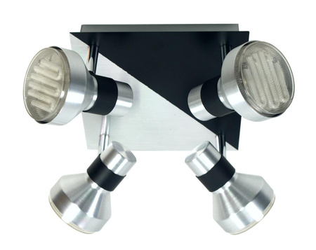Lampa sufitowa Sortha 1 plafon 4x9W Gx53 energooszczędna