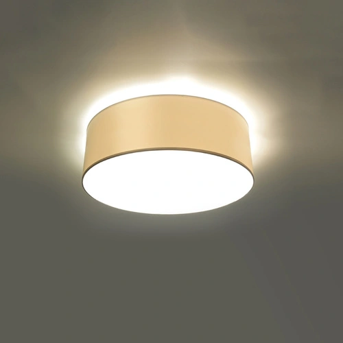 Plafon sufitowy ARENA 25 biały nowoczesny okrągły do salonu kuchni lub sypialni PVC