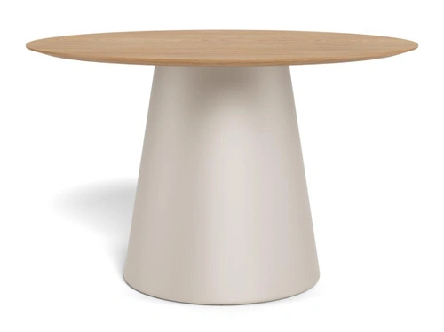 Stół okragły Soli 120cm dąb/kaszmir