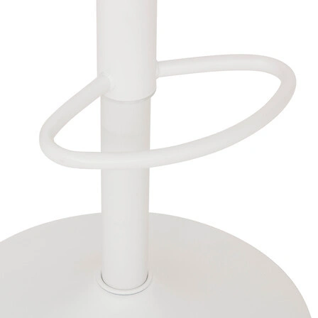 Hoker Ilsa biały do kuchni regulowany obrotowy bez oparcia