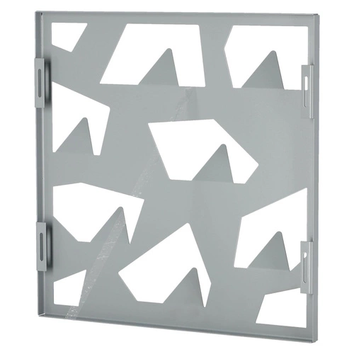 Wieszak ścienny Spark szary metalowy nowoczesny do przedpokoju i garderoby Doka