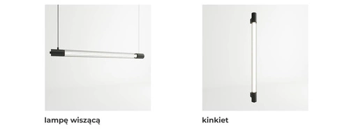 Lampa wisząca VALO czarna nowoczesna metalowa do salonu i jadalni nad stół 102 cm