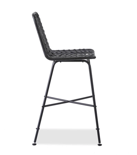 Krzesło barowe Surabaya czarny