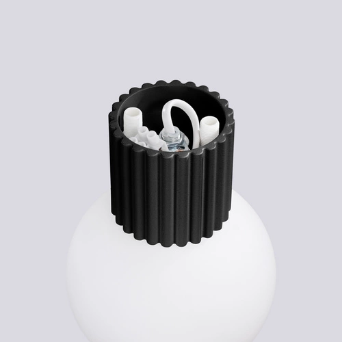 Kinkiet ścienny HALO czarny nowoczesny IP44 do łazienki salonu i sypialni SOLLUX LIGHTING