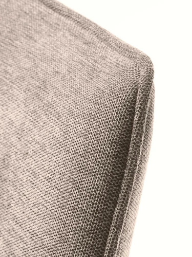 Krzesło tapicerowane Calgary do jadalni z podłokietnikami piaskowe