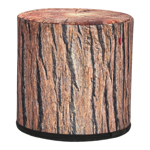 Pufa okrągła Acacia Intesi nowoczesna kolorowa do salonu lub sypialni styl boho 40 cm