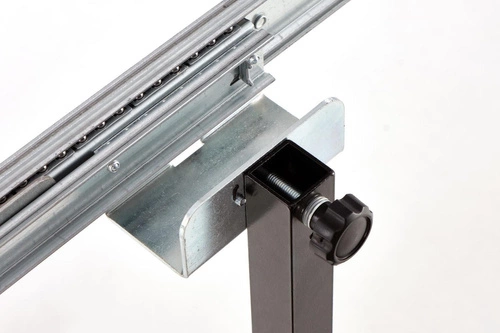 Stół rozkładany do jadalni Fermino dąb naturalny czarne nogi nowoczesny loftowy 100–300 cm Intesi