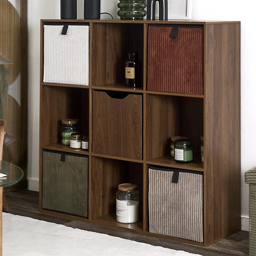 Pudełko do regału Tiffany 30x30 dekoracyjne materiałowe do garderoby