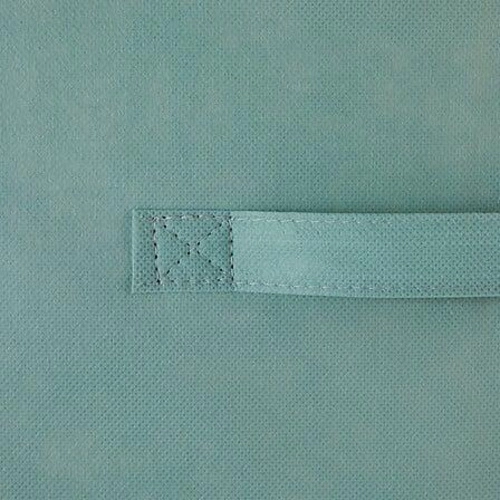 Pudełko materiałowe do regału 31x31 seledynowe składane z uchwytem 5five simply smart