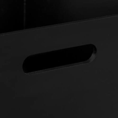 Kosz na śmieci biurowy Bava bambusowy czarny nowoczesny 27 cm 5five simply smart