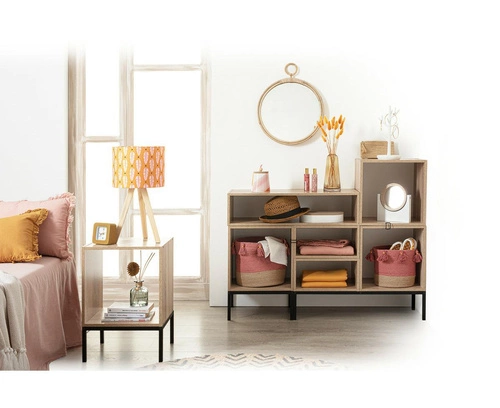 Zestaw 4 metalowych łączników Kali do personalizacji modułowych regałów industrialnych 5five