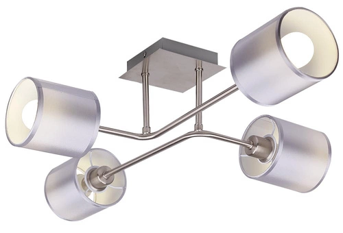 Lampa sufitowa Sax nowoczesna satynowa 4-punktowa do salonu, kuchni lub jadalni