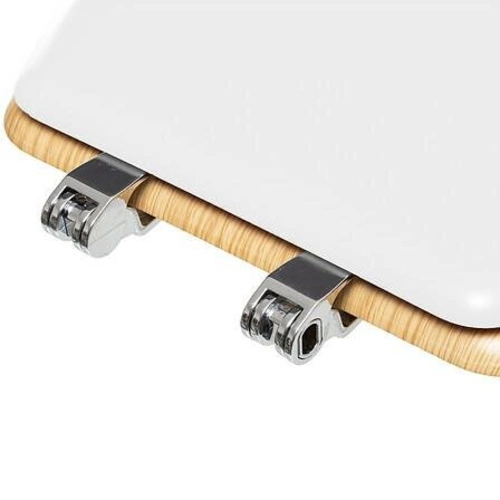 Zestaw akcesoriów łazienkowych Modern biały z mydelniczką do łazienki nowoczesną