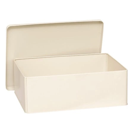 Zestaw 3 pudełek Deskolor szare, metalowe