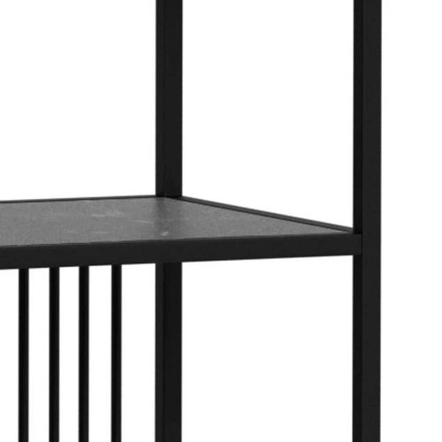 Regał loftowy Strington czarny metalowy na książki 120 cm Actona
