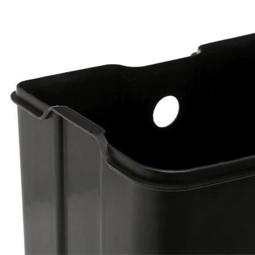 Kosz na śmieci do kuchni Ariane 6l srebrny metalowy z pedałem nowoczesny 5five