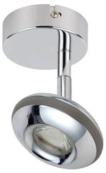 Kinkiet ścienny LED Skipper chrom nowoczesny regulowany do salonu i sypialni CANDELLUX