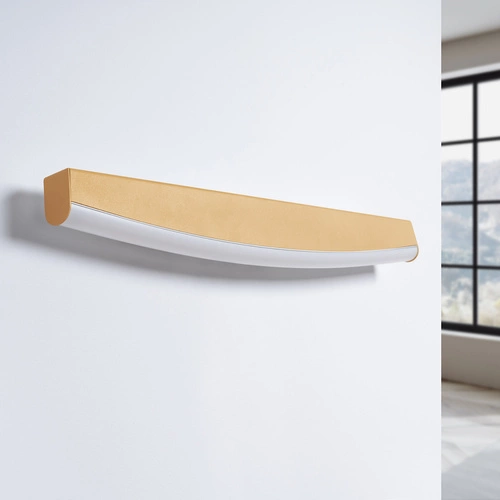 Kinkiet ścienny JORUN złoty LED 3000K nowoczesny do salonu i sypialni Thoro