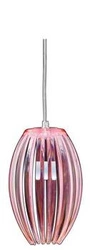 Lampa wisząca Abuko 1x60W E27 różowy  mały