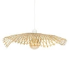 Lampa wisząca Tess 58 cm bambusowa