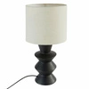 Lampka Yulia 40 cm czarna/biała